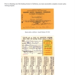 [P29] 1962 California Hunting License Validating Stamps