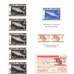 [P42] 1963-1964 Michigan and Nebraska Stamps