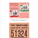 [P54] 1965 Maryland Big Game Stamps