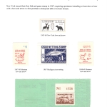[P69] 1967-1968 Michigan - New York Stamps
