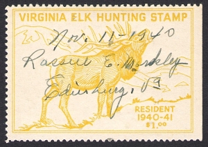 1940-41 Resident Elk Virginia
