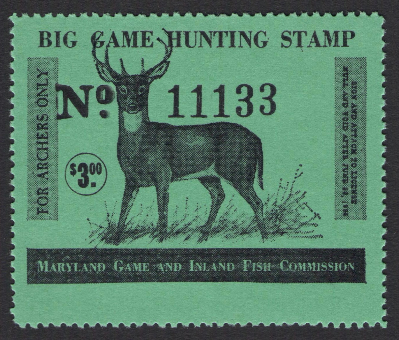 1964-65 Archery Big Game Maryland