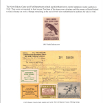 [P38] 1945 Marion County, Kansas and North Dakota Stamps