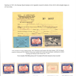 [P46] 1947 Marion County, Kansas and Kansas Quail Stamps