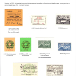 [P118] 1958 California -- Montana Stamps