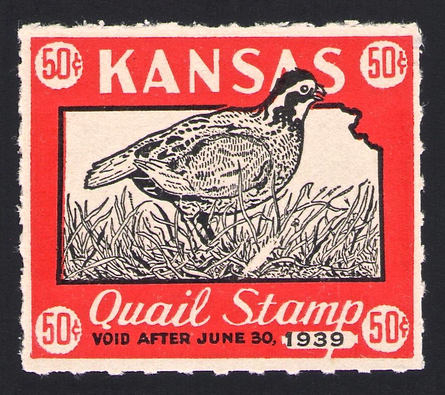 1938-39 Small White Feather Kansas Quail
