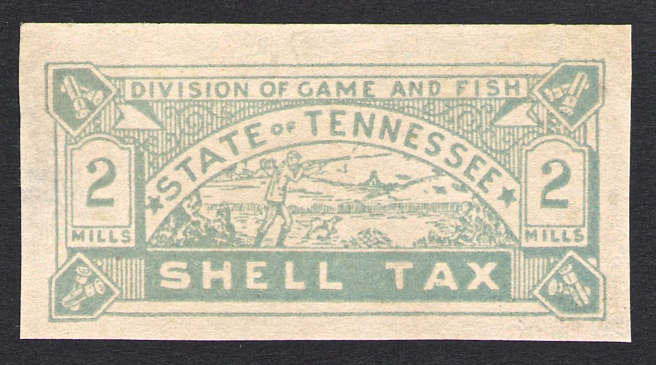 1937 Tennessee 2 Mills Shell Tax Proof