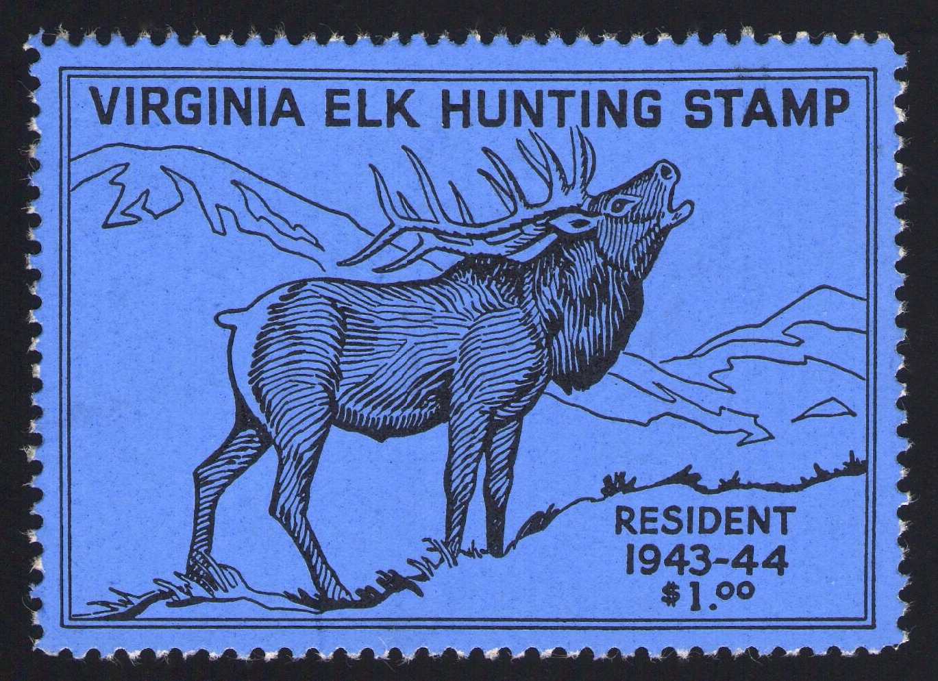 1943-44 Virginia Resident Elk