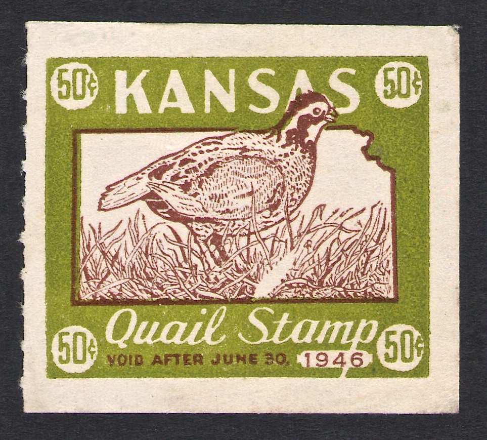 1945-46 White Feather Kansas Quail