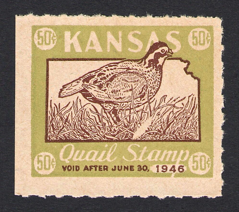1945-46 Proof White Feather Kansas Quail