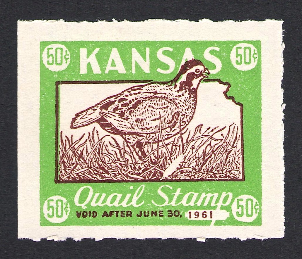 1960-61 White Feather Kansas Quail