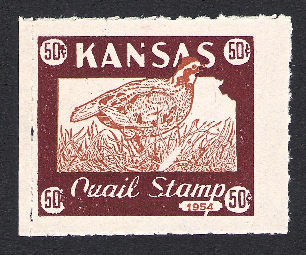 Miscut 1953-54 White Feather Kansas Quail