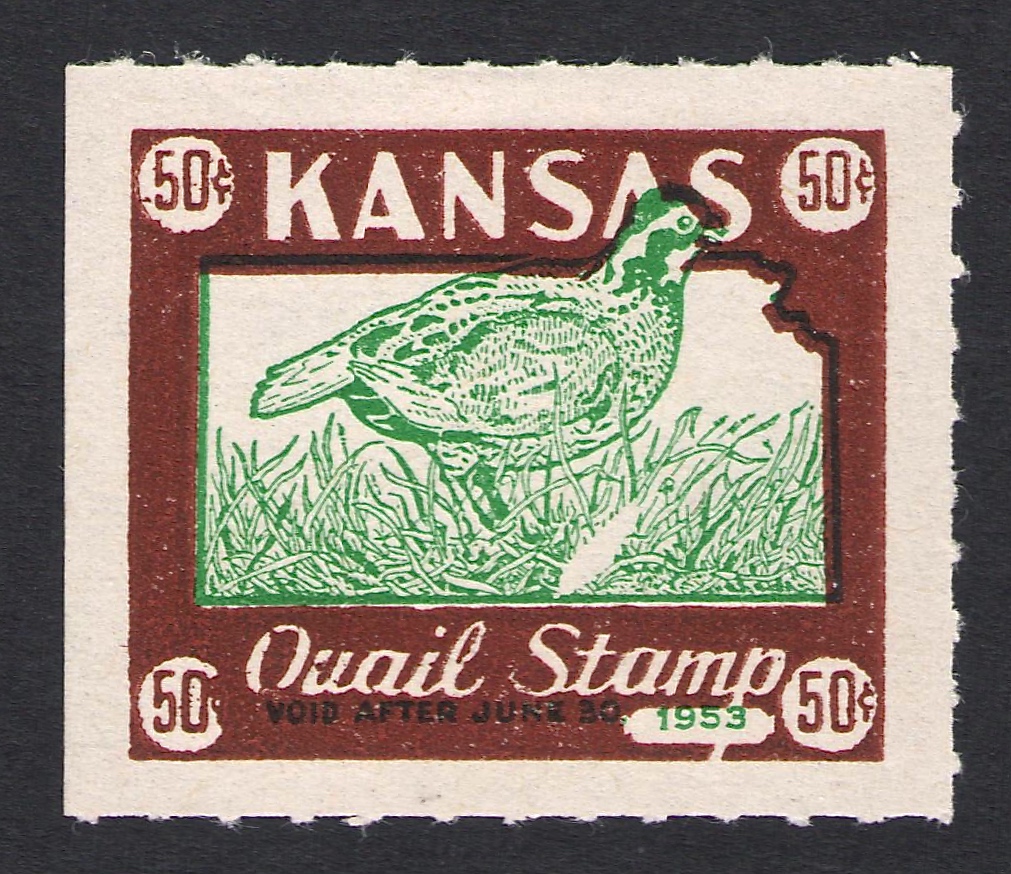 1952-53 White Feather Kansas Quail
