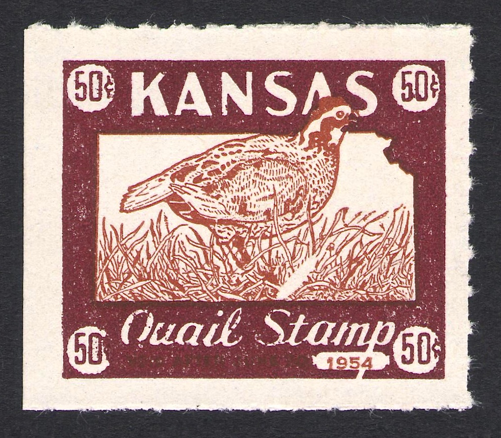 1953-54 White Feather Kansas Quail