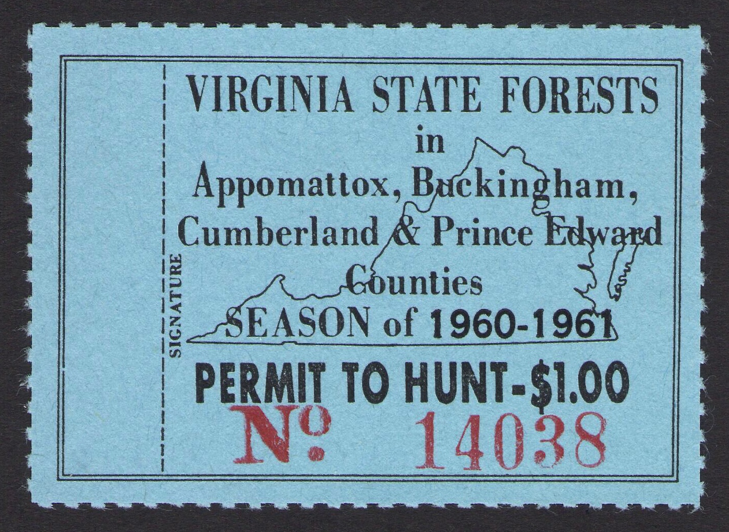 1960-61 Virginia State Forest