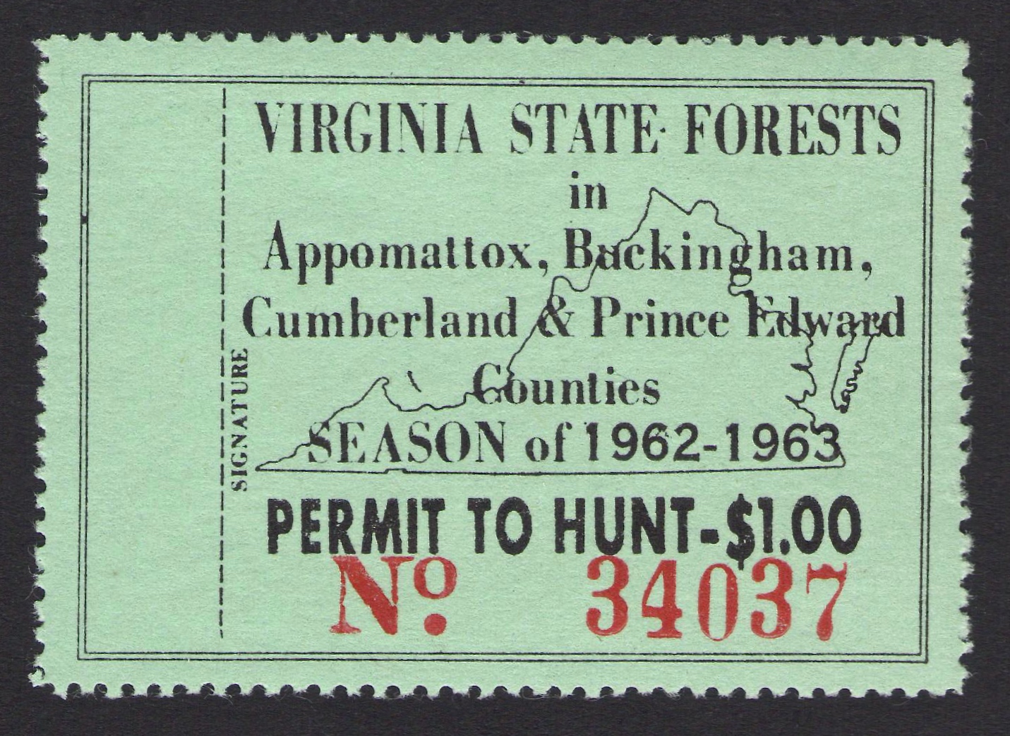 1962-63 Virginia State Forest