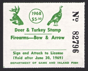 1968 - 1972 MD Deer & Turkey (5)