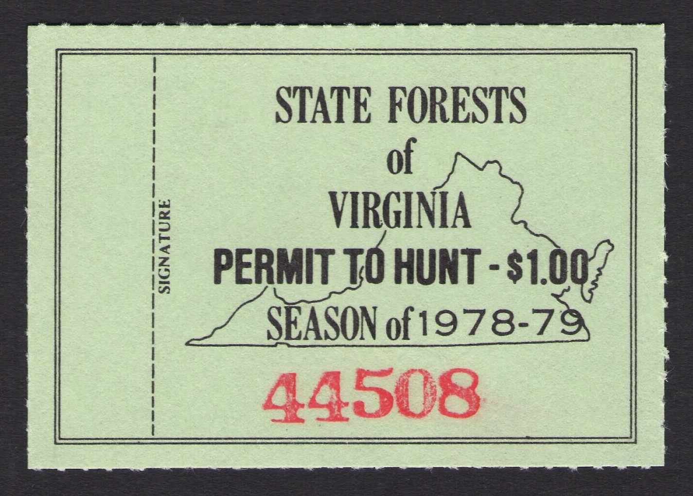 1978-79 Virginia State Forest