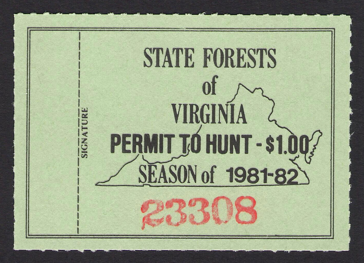 1981-82 Virginia State Forest