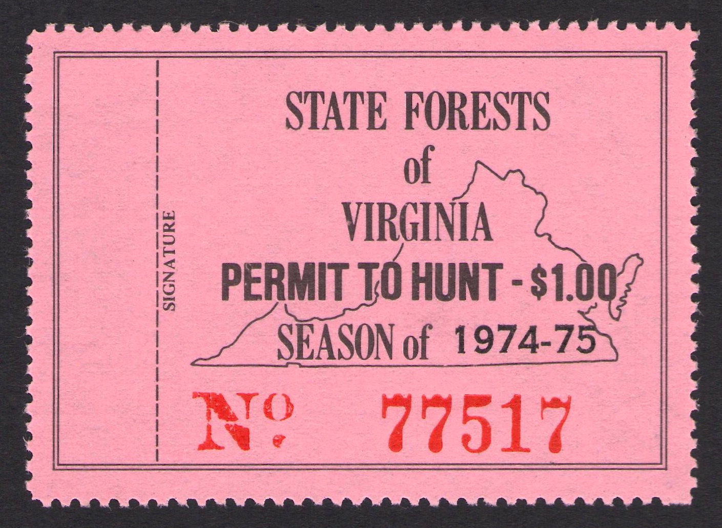 1974-75 Virginia State Forest