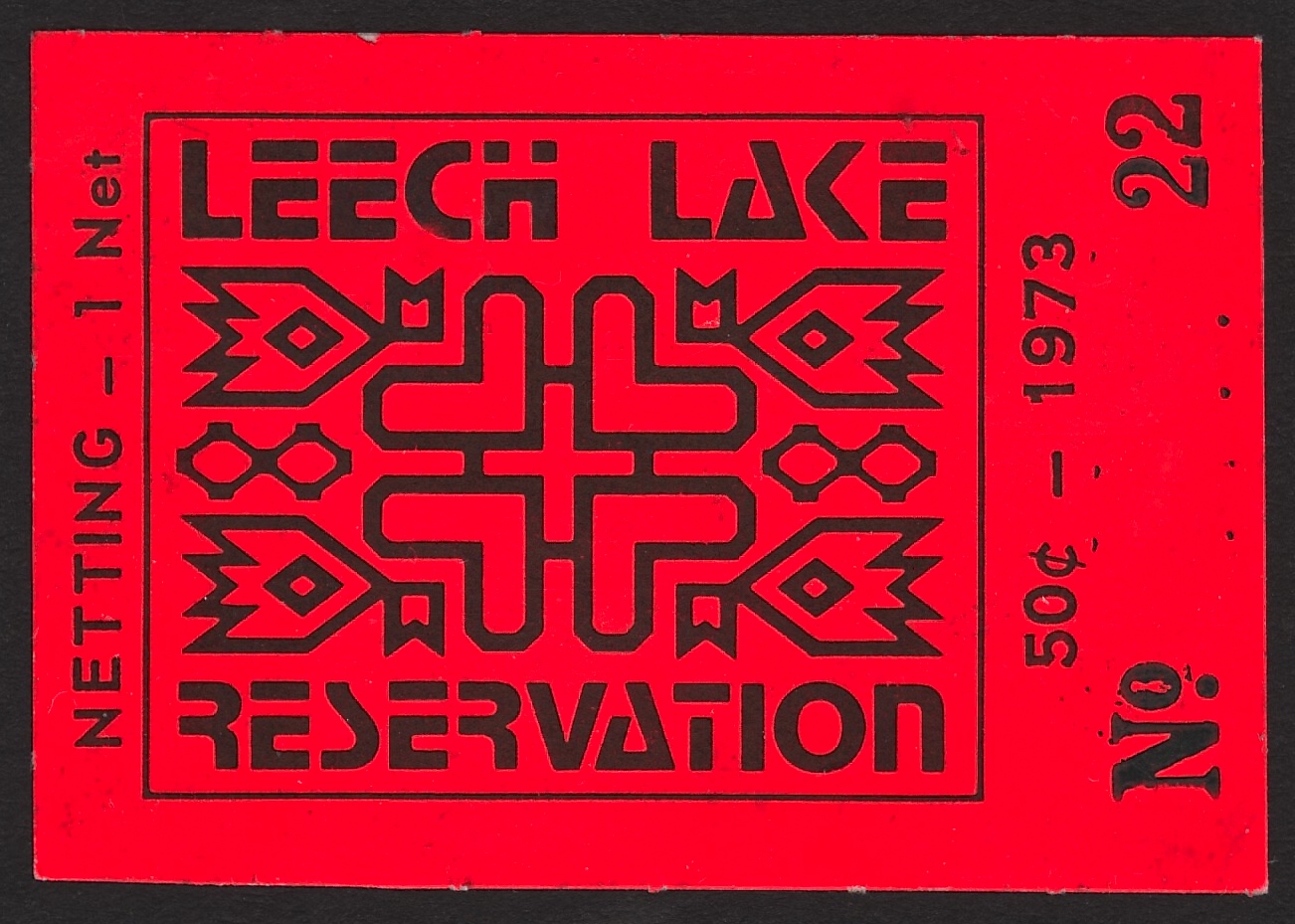 1973 Leech Lake Netting