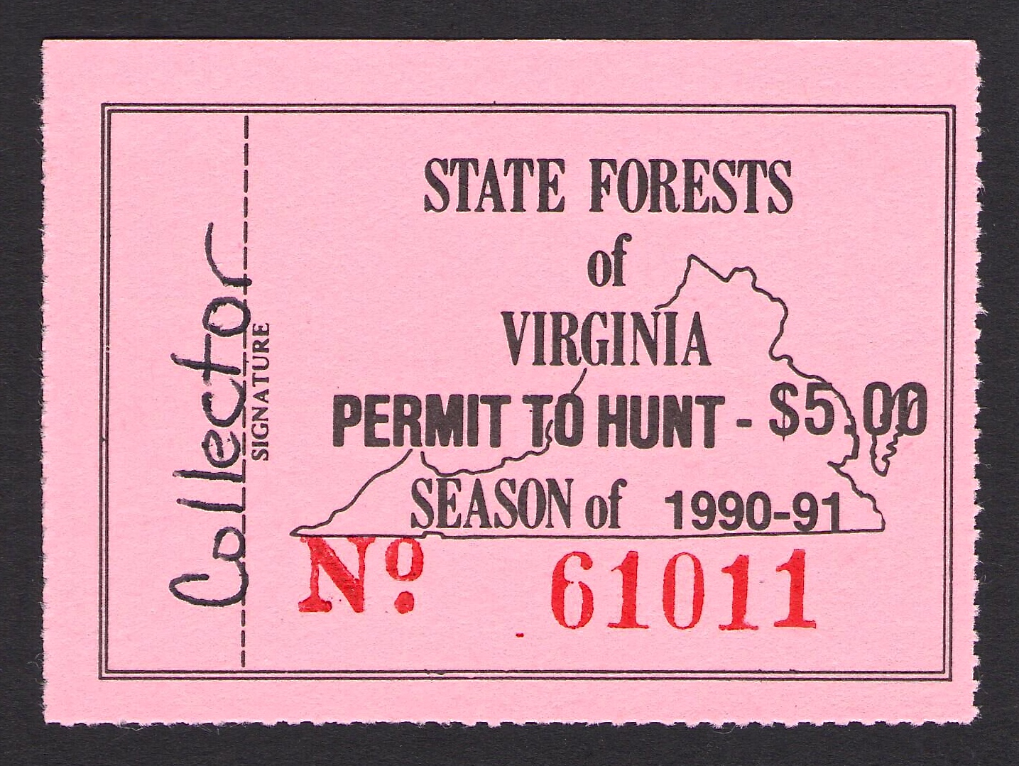 Type II 1990-91 Virginia State Forest