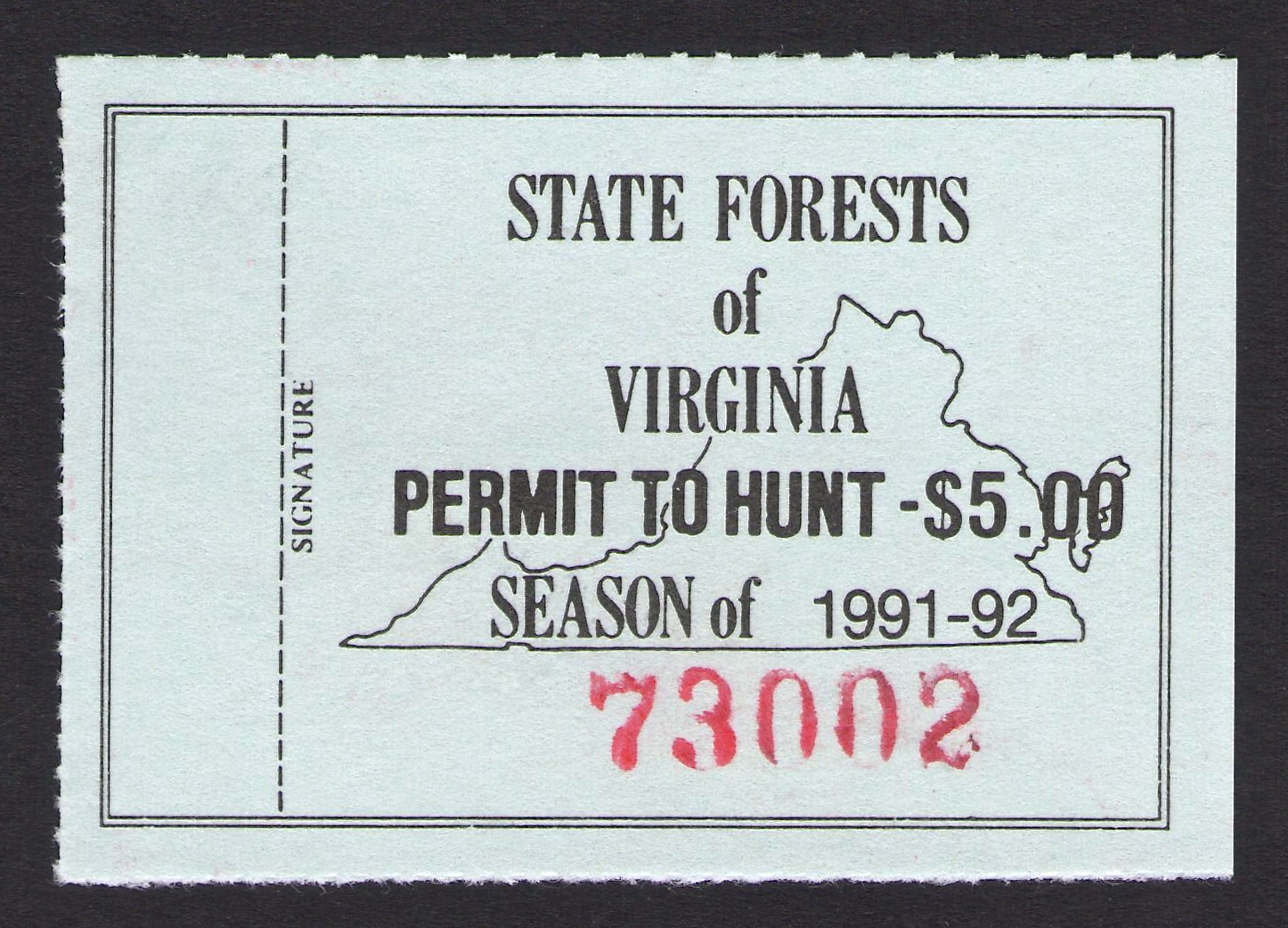 1991-92 Virginia State Forest