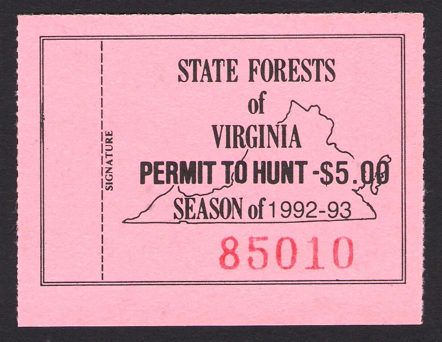 1992-93 Virginia State Forest
