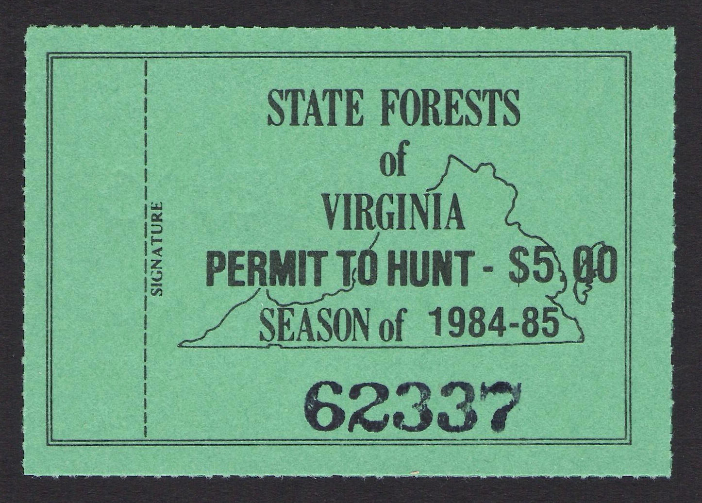 1984-85 Virginia State Forest