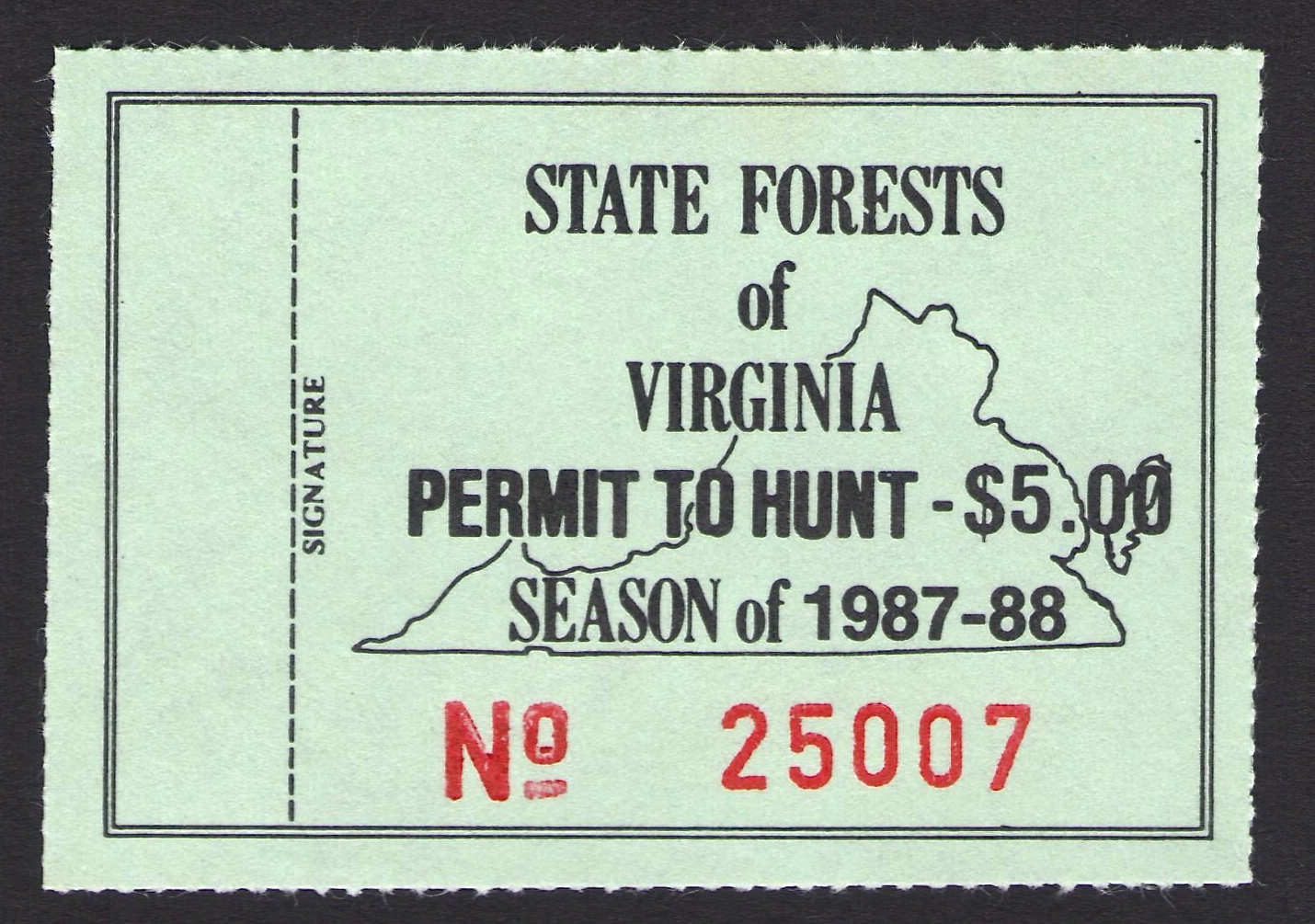 1987-88 Virginia State Forest
