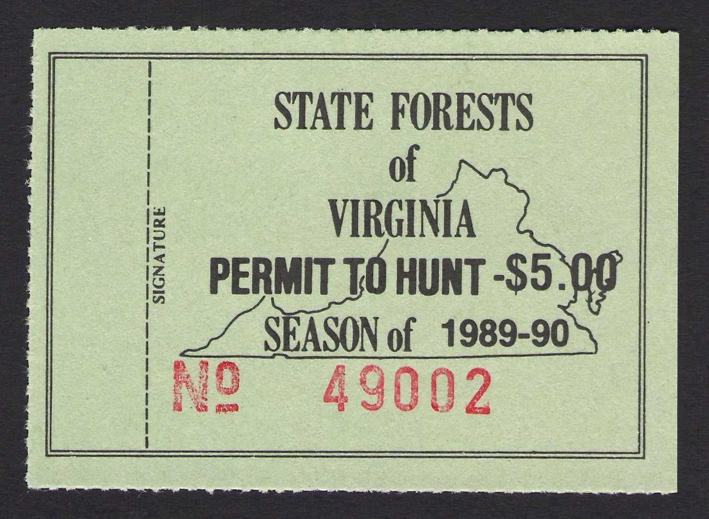 1989-90 Virginia State Forest