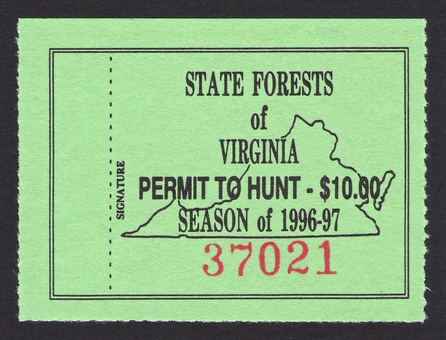1996-97 Virginia State Forest