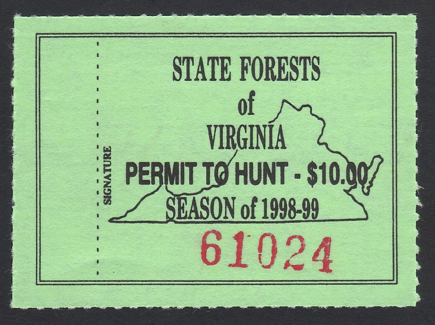 1998-99 Virginia State Forest