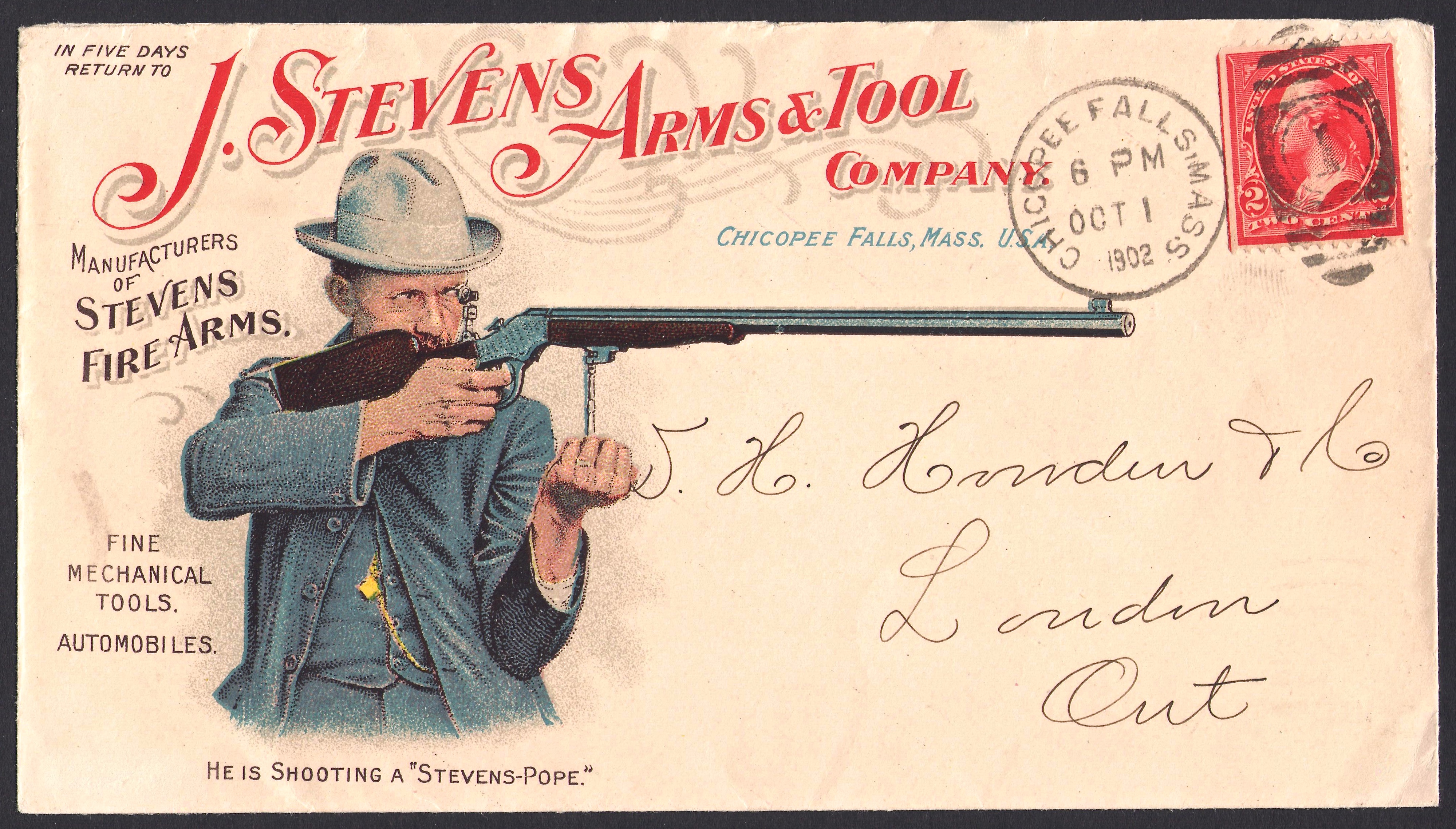 J. Stevens Firearms Advertising Cover