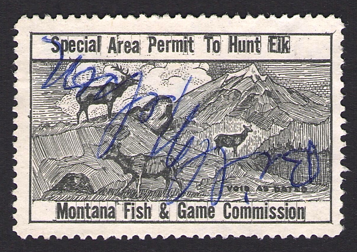 Used Special Area Permit to Hunt Elk