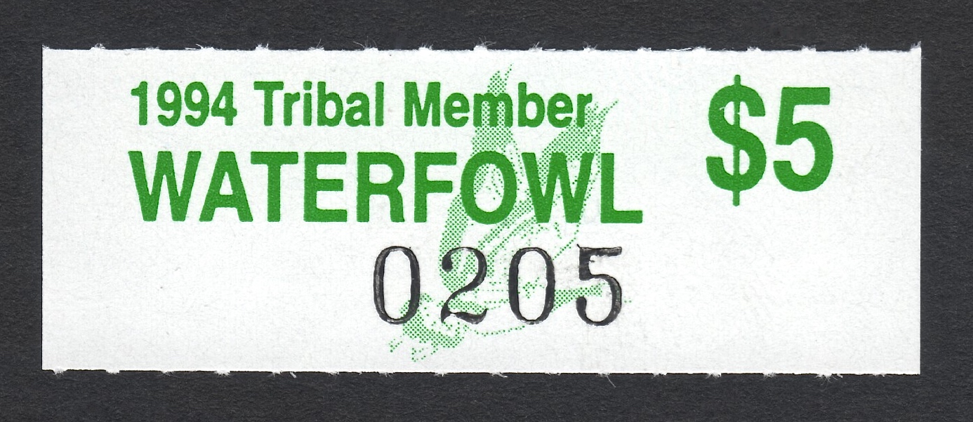 1994 Crow Creek Tribal Member Waterfowl
