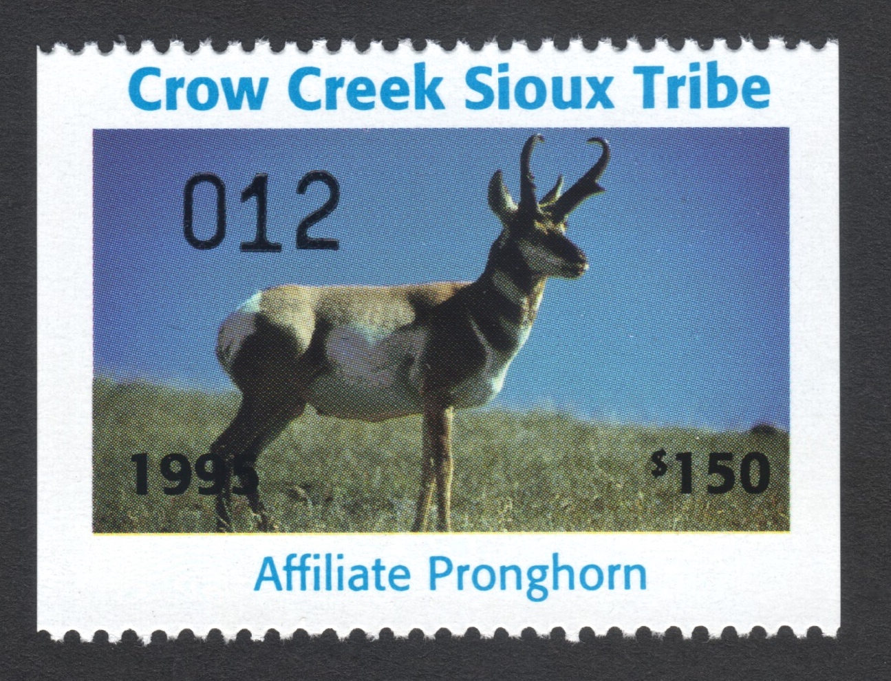 1995 Crow Creek Affiliate Pronghorn