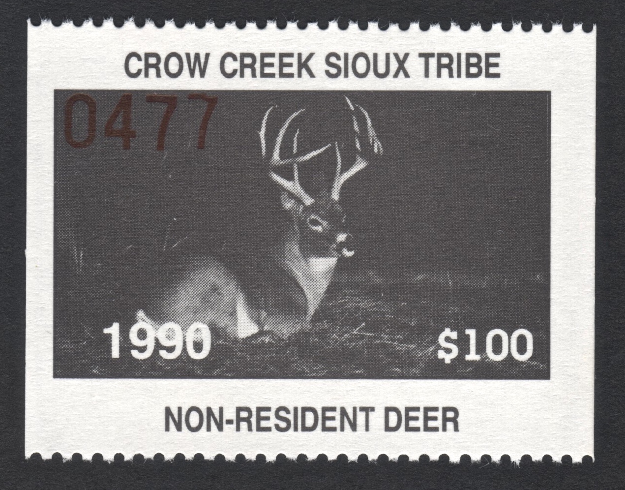 1990 Crow Creek NR Deer