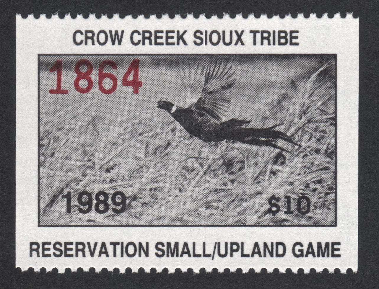 1989 Crow Creek Reservation Small/Upland Game