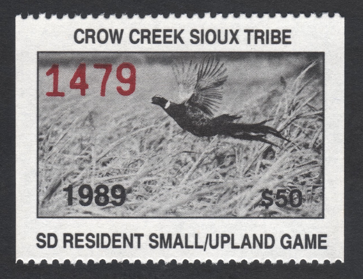 1989 Crow Creek Resident Small/Upland Game
