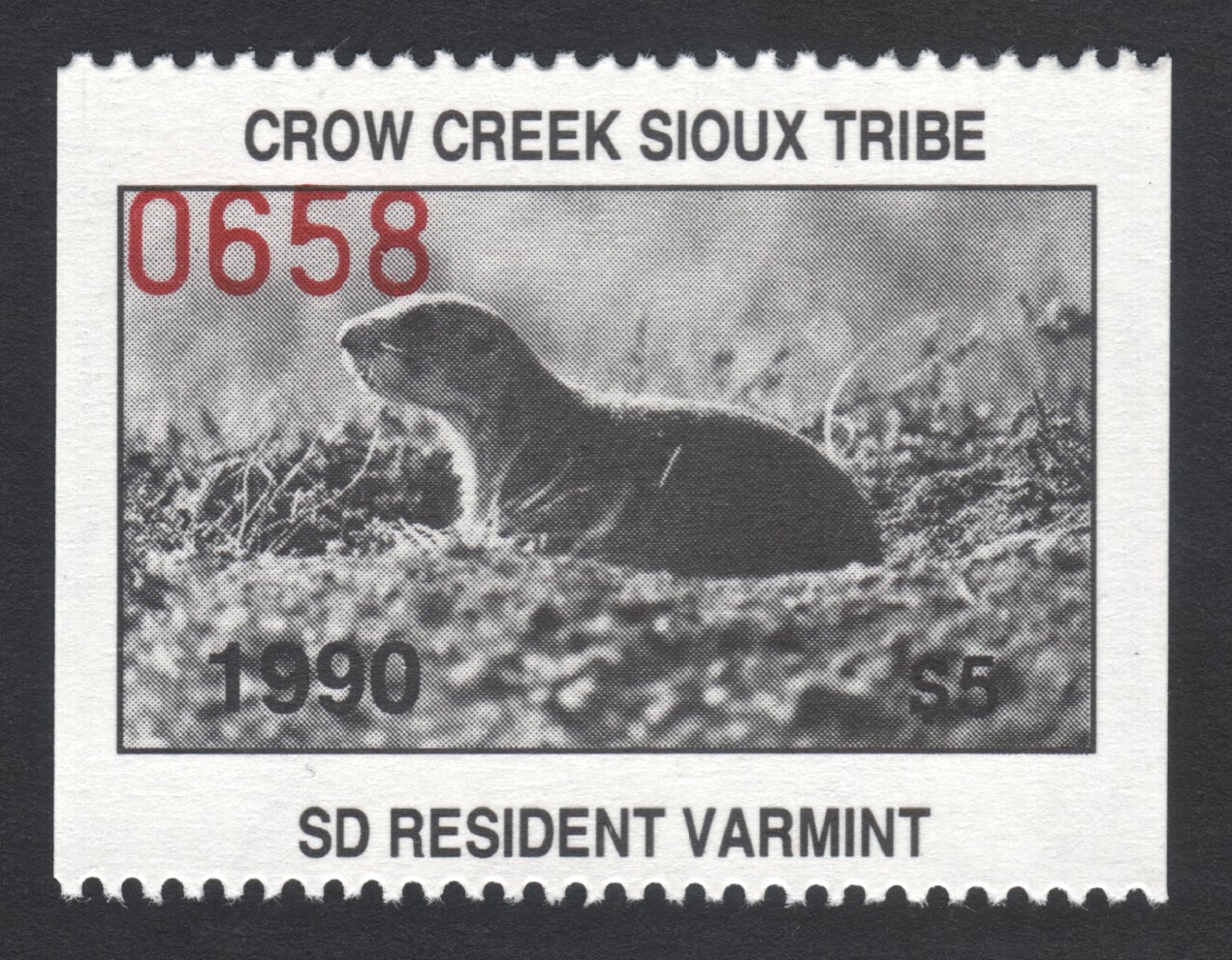 1990 Crow Creek SD Resident Varmint
