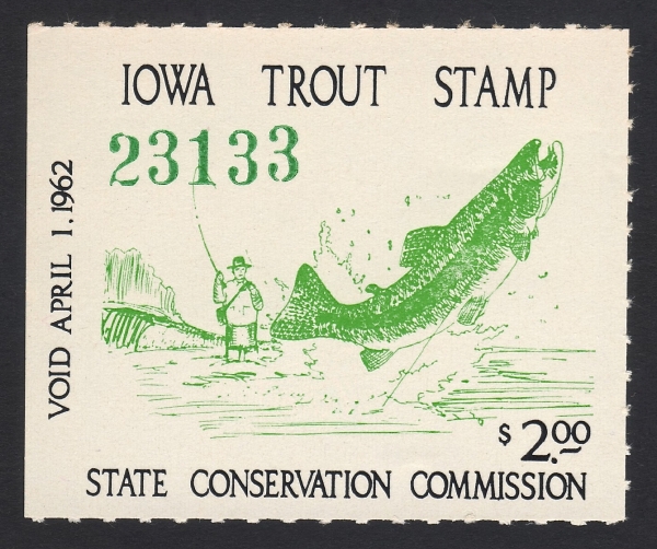 196162 Iowa Trout Waterfowl Stamps and More