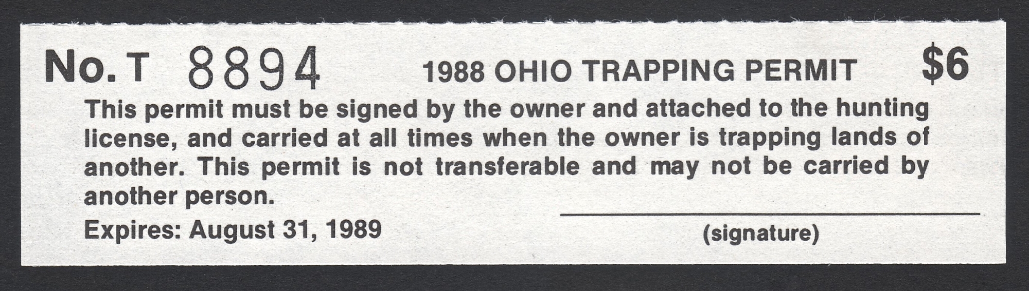 Ohio Trapping Stamps Waterfowl Stamps and More