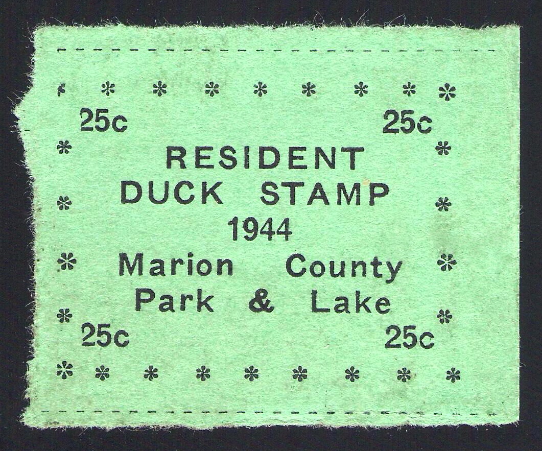 1944 Marion County Duck Stamp