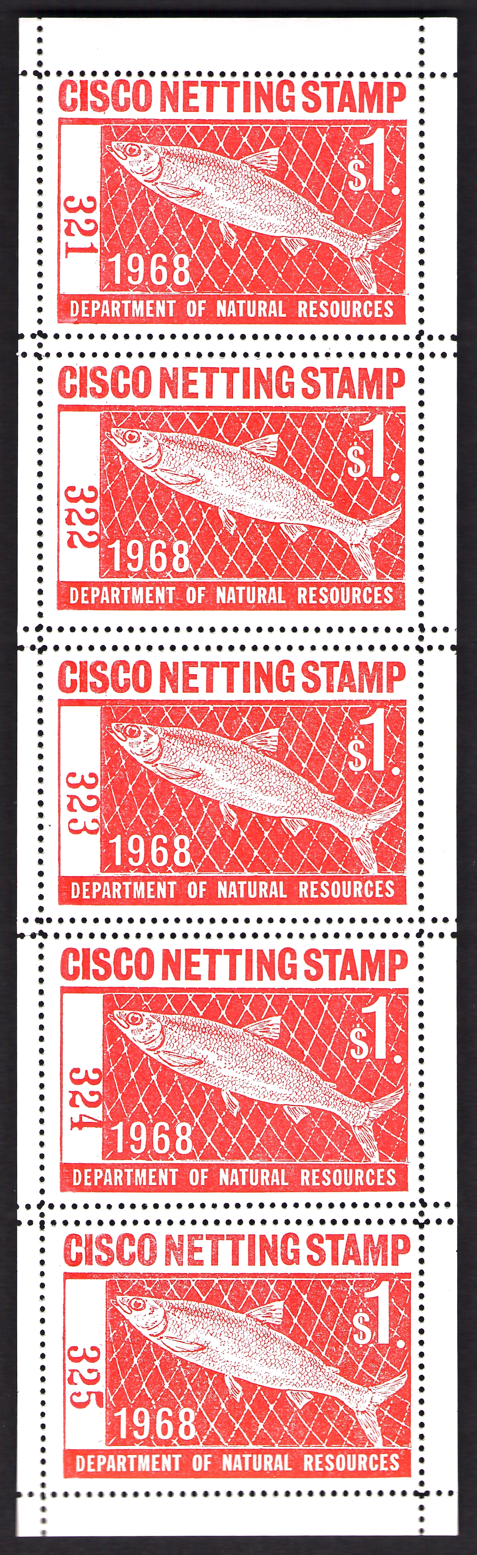 1968 Michigan Cisco Netting Complete Pane