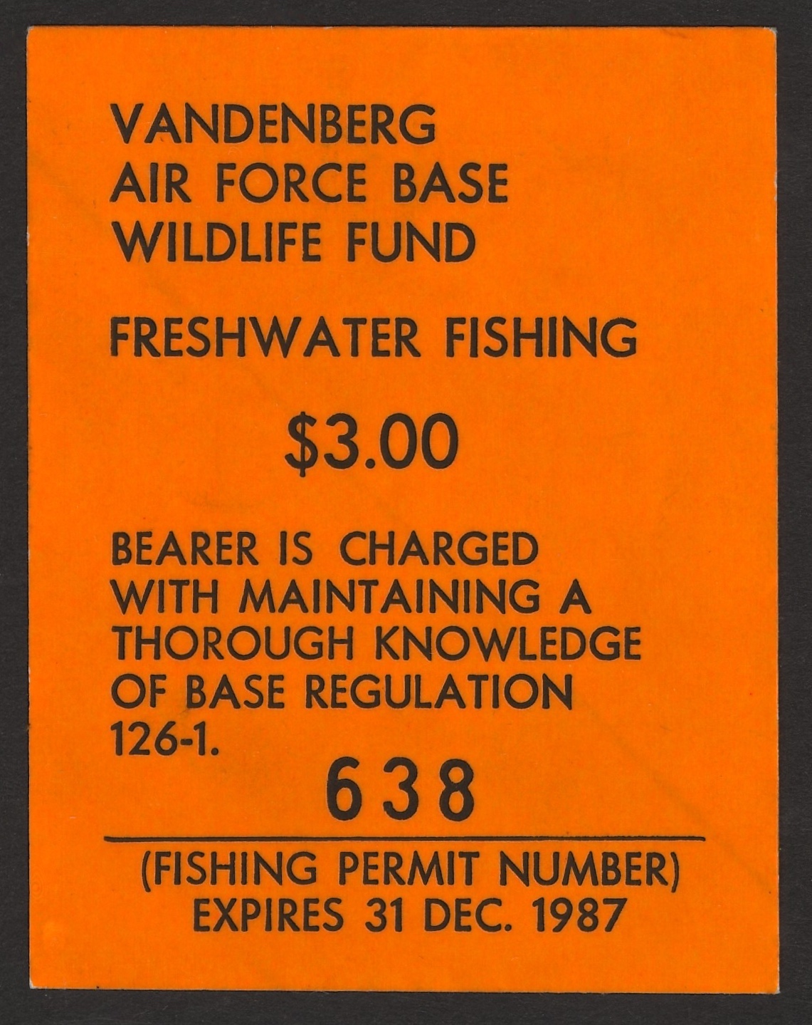 1987 VAFB Fishing