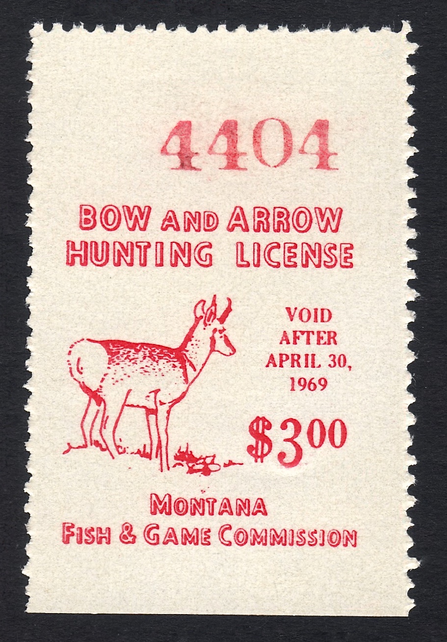 1968-69 Montana Bow and Arrow