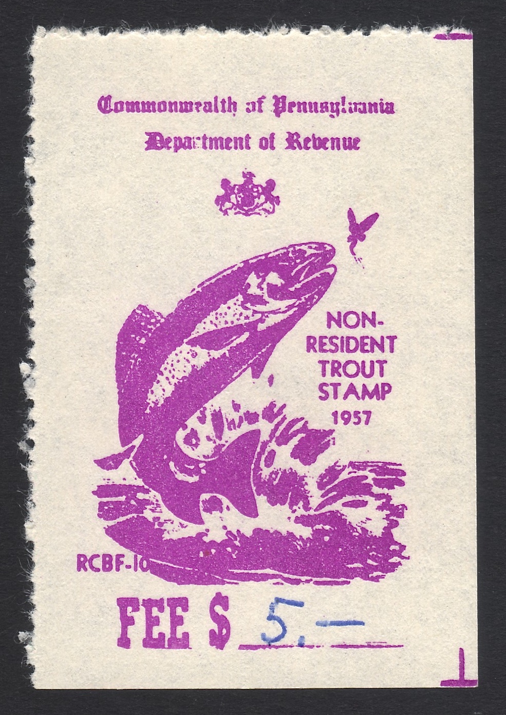 1957 Pennsylvania NR Trout