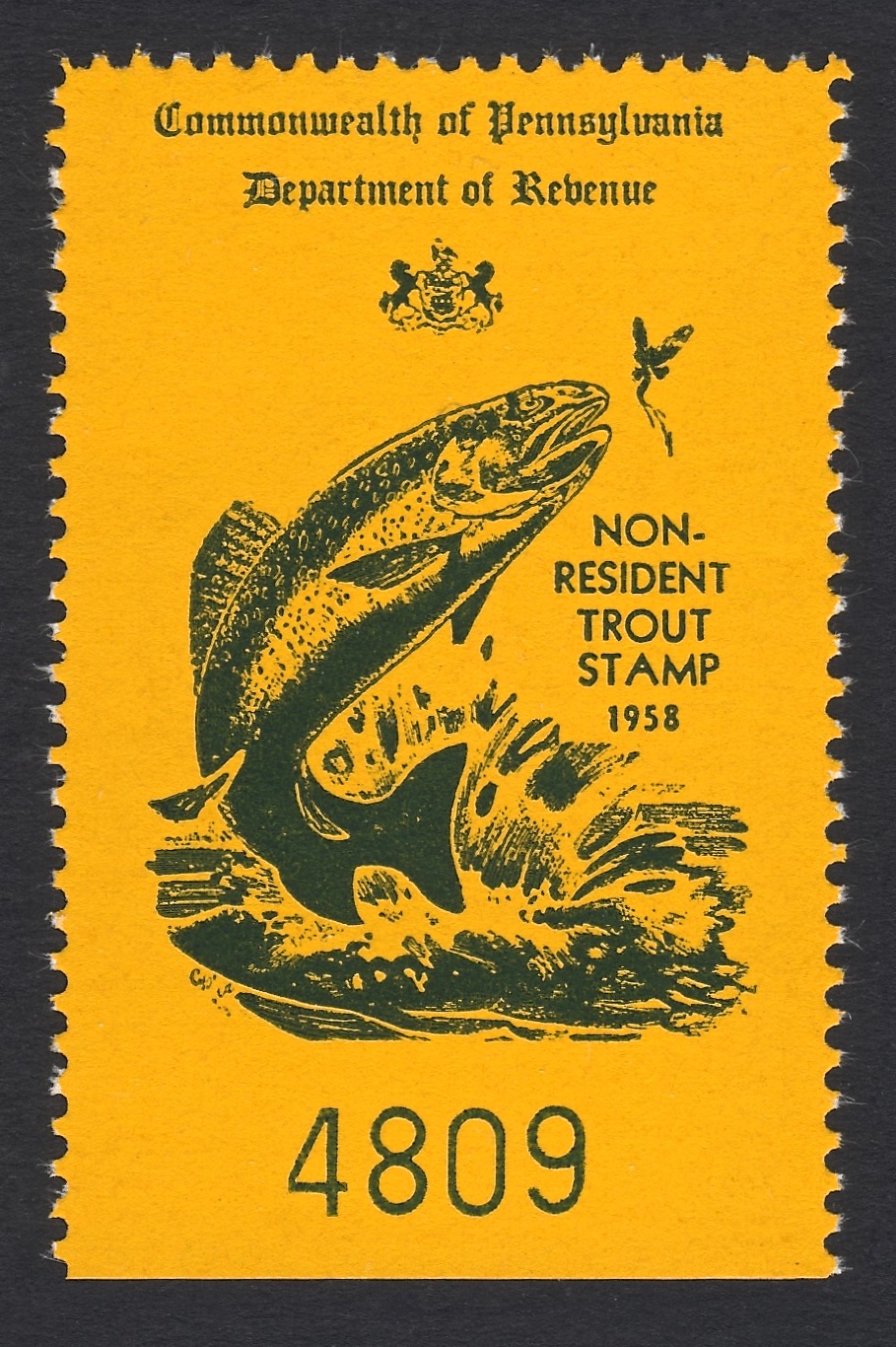 1958 Pennsylvania NR Trout
