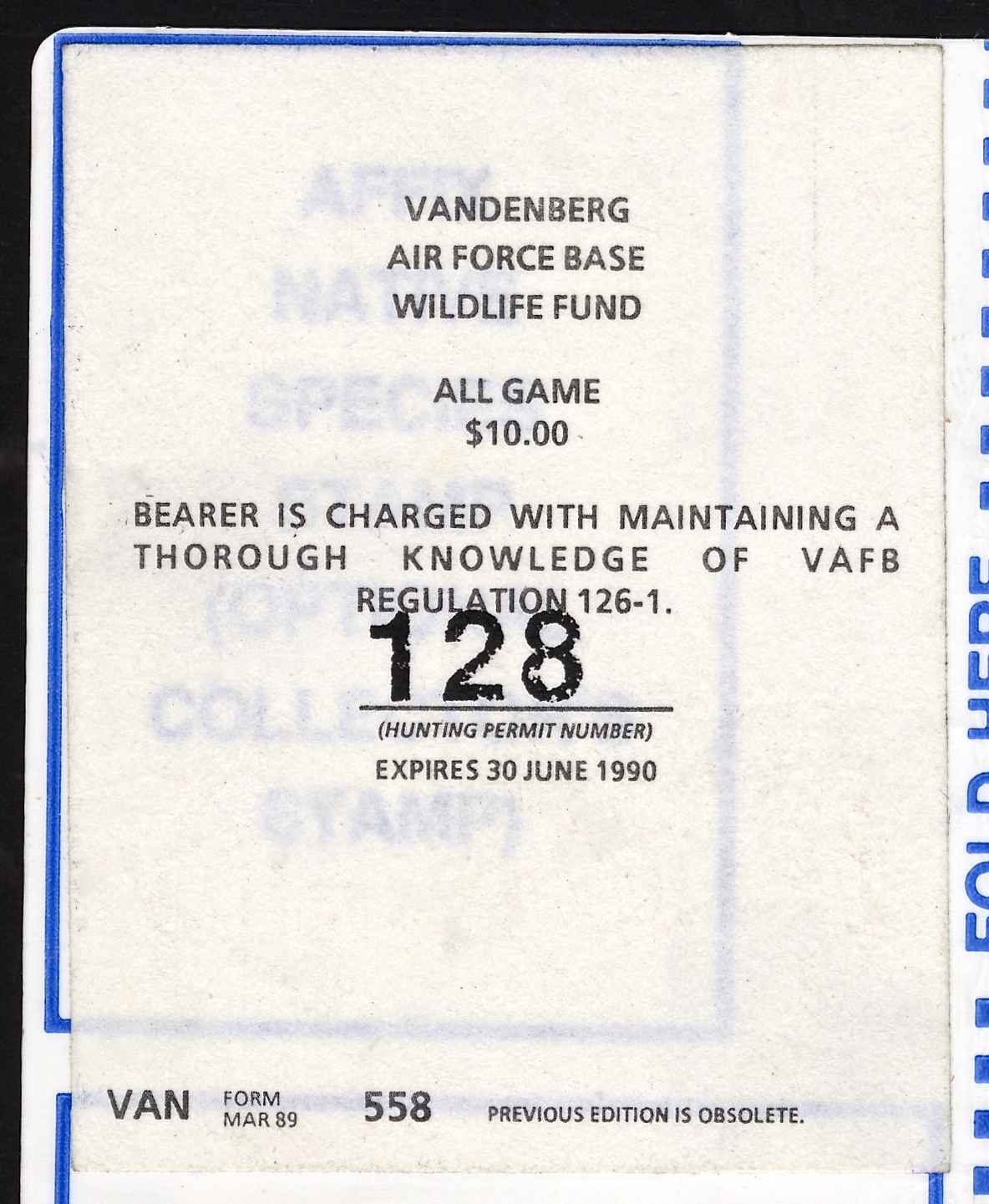1989-90 VAFB All Game